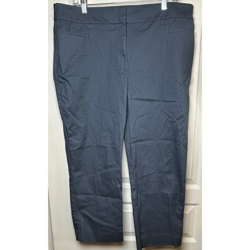 Ann Taylor Factory Blue Dress Pants Stretch 16 Career